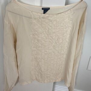 Club Monaco silk blouse size medium